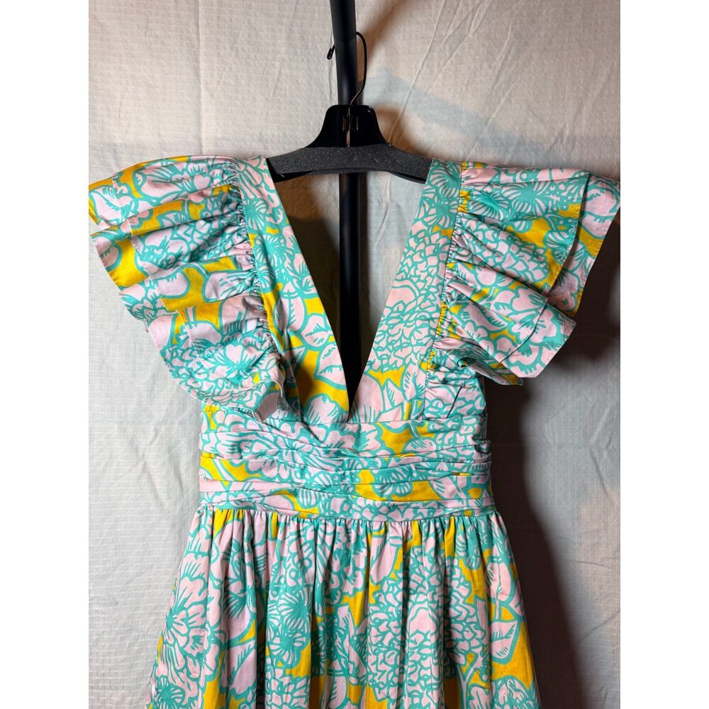 NWT Hutch Flutter Sleeve Raffia Dress with Pockets size S - Picture 7 of 11